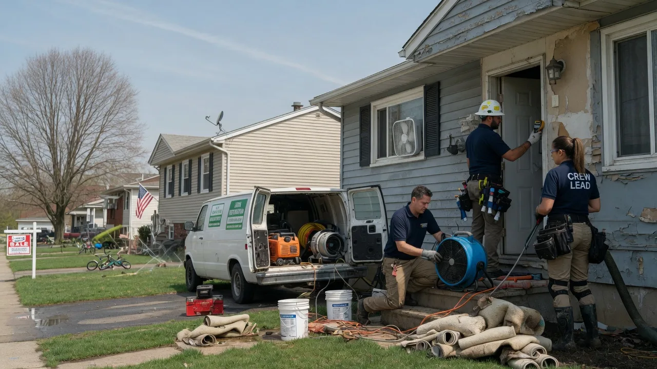 Flood Cleanup in Corsica, PA near me